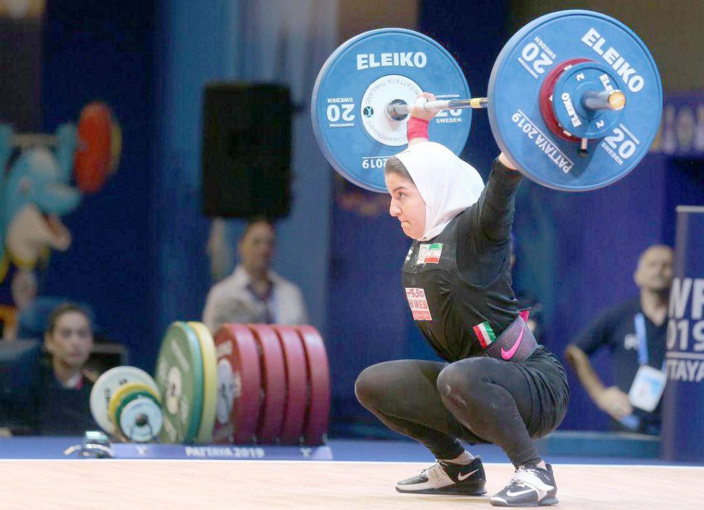 حضور نخستین وزنه بردار زن ایرانی در مسابقات جهانی