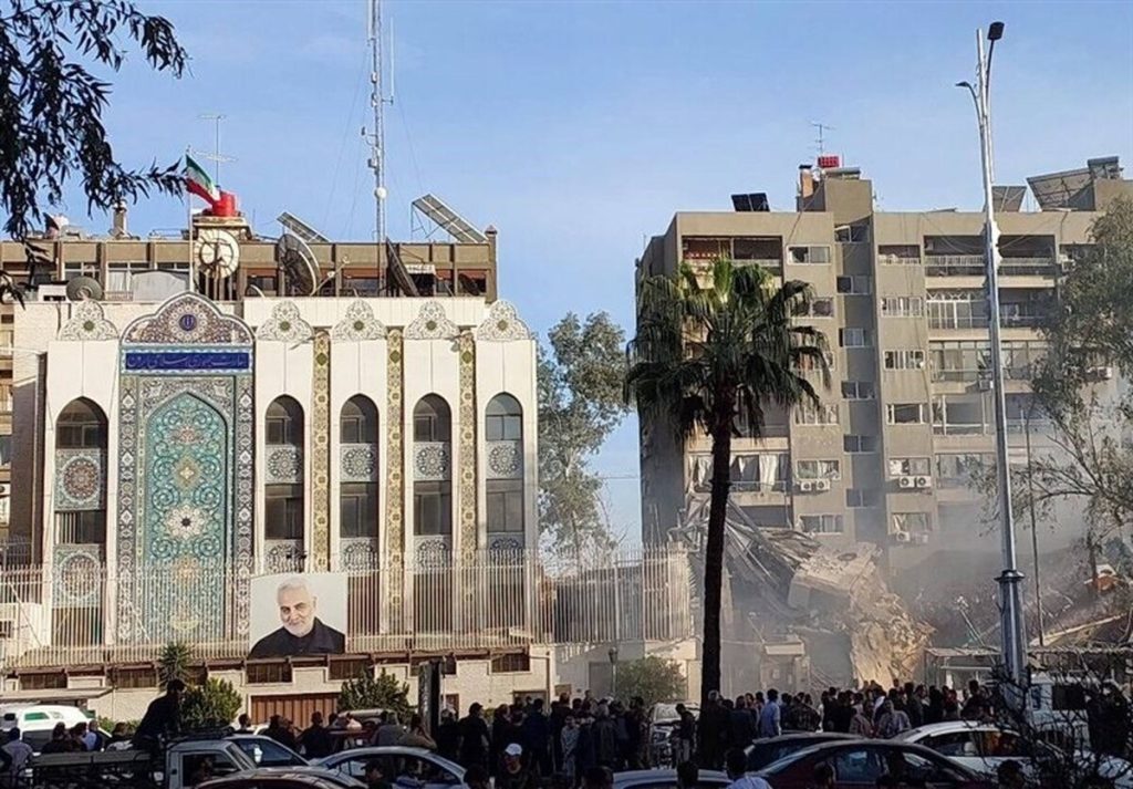 حمله اسرائیل به ساختمان مجاور سفارت ایران در سوریه