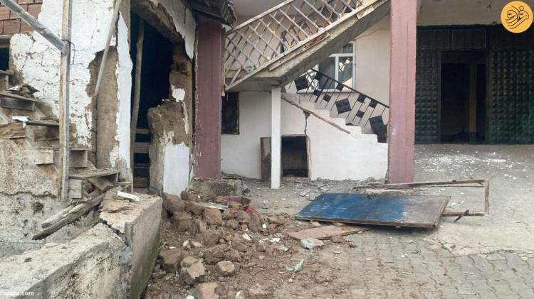 تصاویر | زلزله ۵.۶ ریشتری در سولوسرای؛ مناره مسجد کنده شد